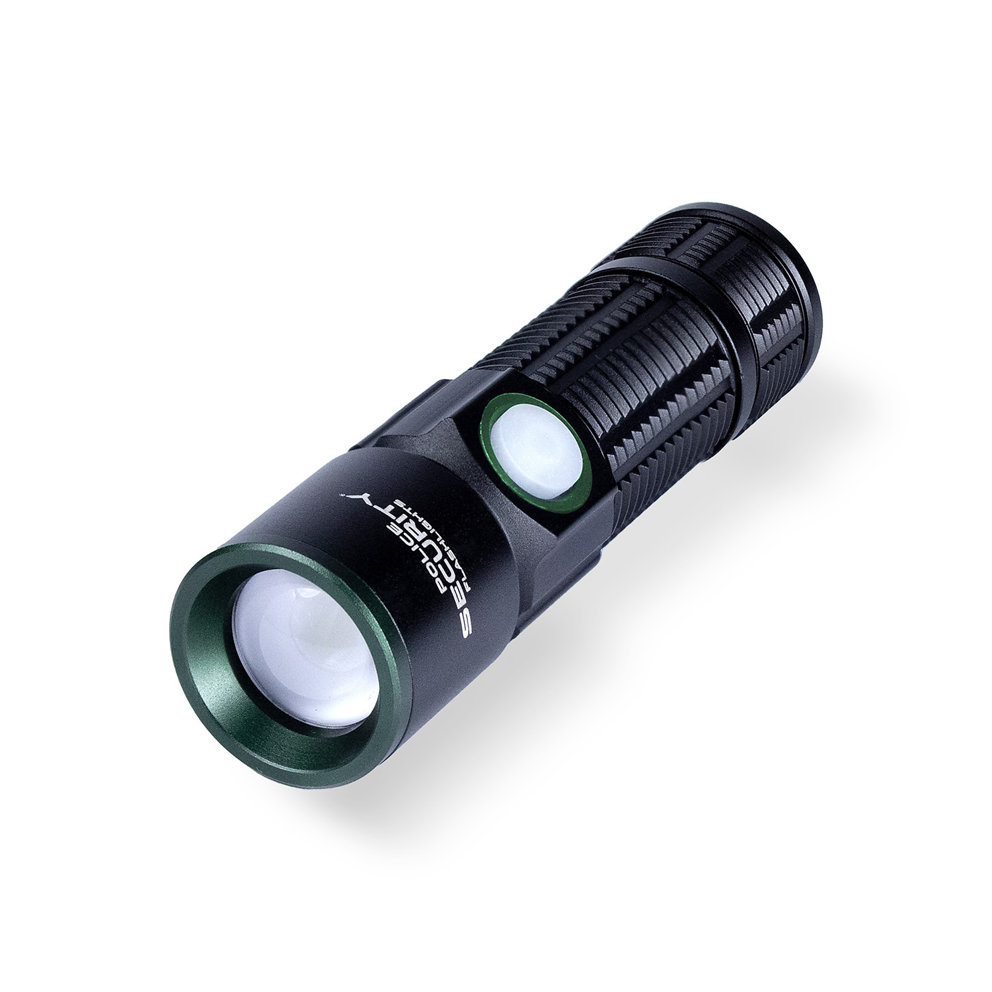 Police Security USB Rechargeable Flashlight, 550 Lumens, Model# 97947